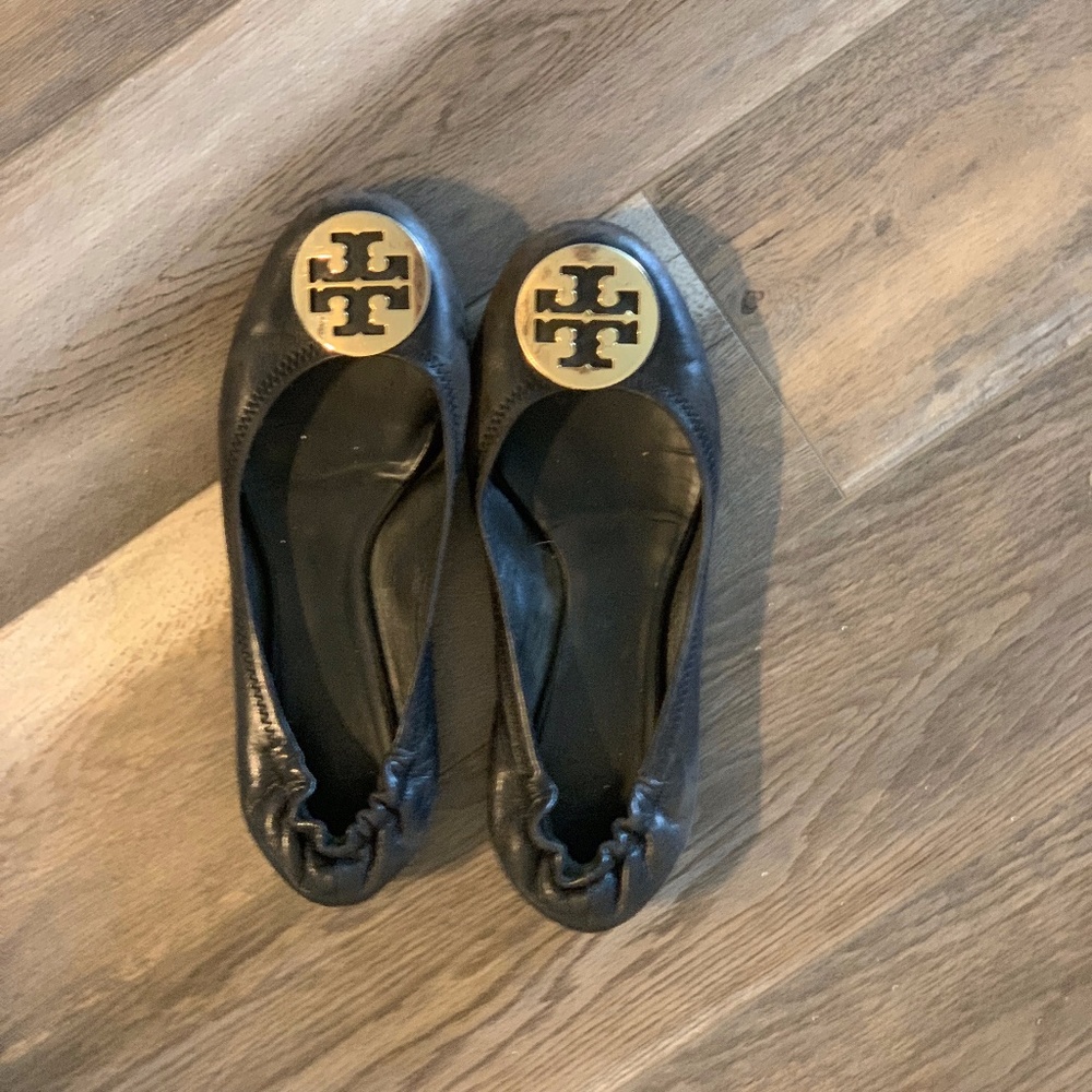 Tory Burch Classic Black Ballet Flats
